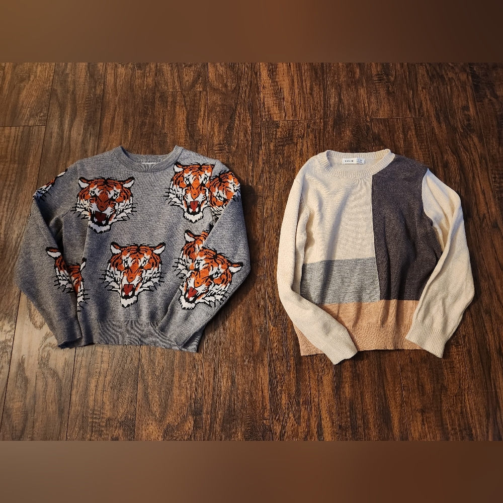 Boys Size 9 Sweater Top Lot Of 2